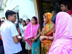बाढ़ की मुश्किल घड़ी में अपनों के बीच पहुंचे वित्त मंत्री ओ.पी. चौधरी
