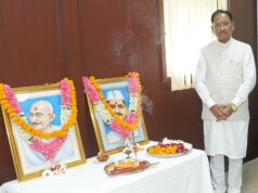 सत्य, अहिंसा और सादगी के आदर्श हमें राष्ट्रसेवा की प्रेरणा देते रहेंगे : मुख्यमंत्री विष्णु देव साय