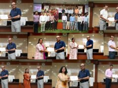 मुख्य सचिव ने ई-ऑफिस एवं समयबद्ध उपस्थिति, आई-गाट प्रशिक्षण कोर्स में उत्कृष्ट कार्य करने के लिए अधिकारी-कर्मचारियों को किया सम्मानित