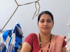 उन्नत उपकरण सहायता योजना से टोकेश्वरी साहू को बुनाई कार्य में मिली सहूलियत